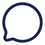 Chat Round SVG Icon
